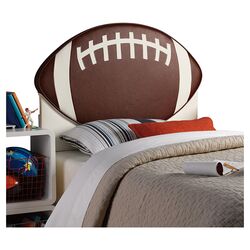 Upholstered Football Twin Headboard