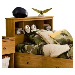 Billy Twin Bookcase Headboard in Natural
