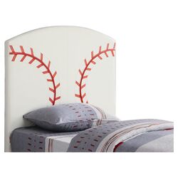 Bowdoin Baseball Twin Upholstered Headboard