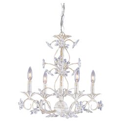 Abbie 4 Light Candle Chandelier in Antique White