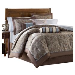 Madison Park Aubrey 6 Piece Jacquard Duvet Set