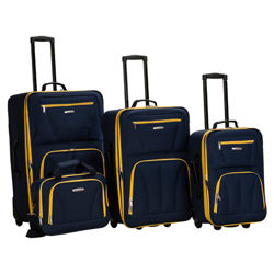 4 Piece Luggage Set in Navy 4 Piece Luggage Set in Navy