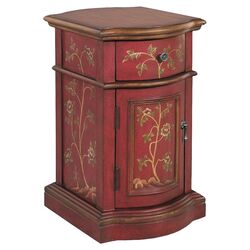 Haiku End Table in Exotic Red
