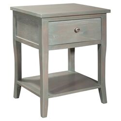 Coby 1 Drawer Nightstand in Ash Grey