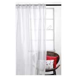 Whisper Curtain Panel in White (Set of 2)