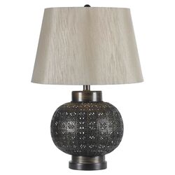 Seville Table Lamp in Aged Bronze