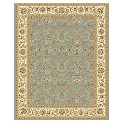 Amber Beige & Blue Rug