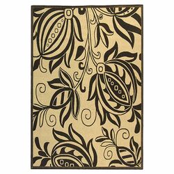 Nemasket Floral Blue & Brown Rug