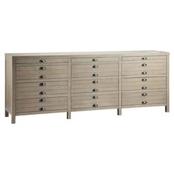 Warwick 3 Drawer Chest in Champagne Silver