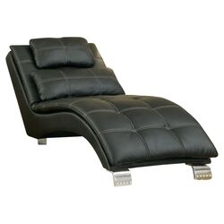 Chaise Lounge in Black