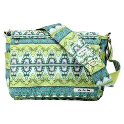 Be All Messenger Diaper Bag in Sea Glass