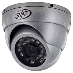 Outdoor Dome Security Camera in Silver