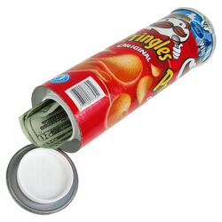 Pringles Can Diversion Safe in Red