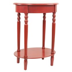 End Table in Antique Red