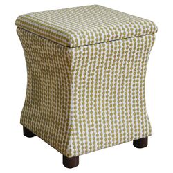 Cinch Storage Cube Ottoman in Kiwi Green