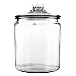 Clear Glass Heritage Jar (Set of 2)