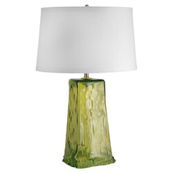 Wave Table Lamp in Green