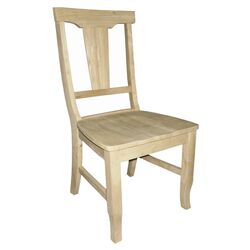 Unfinished Panel Back Side Chair (Set of 2)