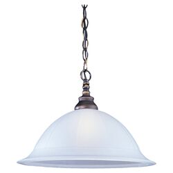 Canterbury 1 Light Pendant in Antique Bronze