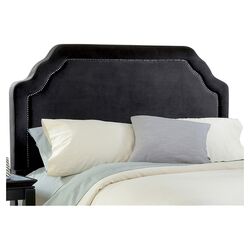 Carlyle Upholstered Queen Headboard in Pewter