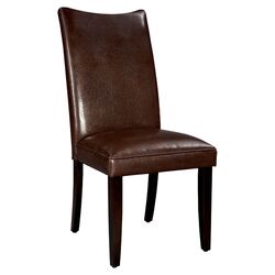 La Jolla Parsons Upholstered Side Chair in Brown (Set of 2)