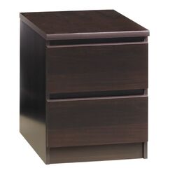 Scottsdale 2 Drawer Nightstand in Coffee