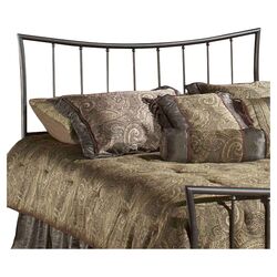 Edgewood Metal Headboard in Magnesium Pewter