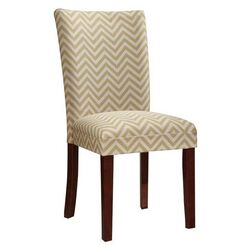 Deluxe Parsons Upholstered Side Chair in Citron (Set of 2)