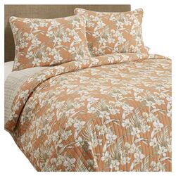 Julie Cay Quilt Set in Coral