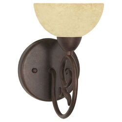 Valenta 1 Light Wall Sconce in Old Bronze