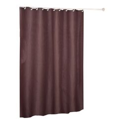 Waffle Weave Shower Curtain in Brown