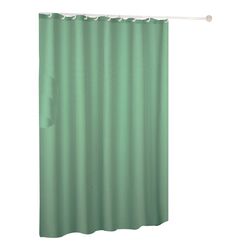 Waffle Weave Shower Curtain in Sage