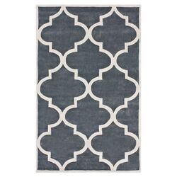 Cine Moroccan Trellis Slate Rug