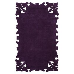 Elegance Simplicity Purple 5' x 8' Rug