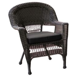 Wicker Lounge Chair in Espresso II (Set of 4)