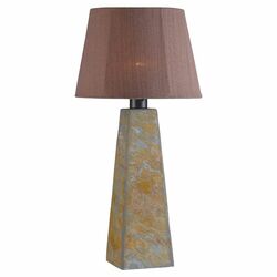 Dundas Outdoor Table Lamp in Natural Slate