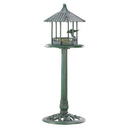 Verdant Pavilion Bird Feeder in Green