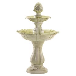 Classical Fountain in Ivory