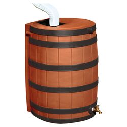 Rain Wizard 50 Gallon Barrel in Terra Cotta