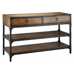 Market Square Console Table in Rustic Natural
