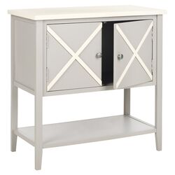 Polly Sideboard in Grey & White