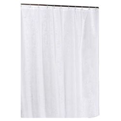 Damask Shower Curtain in White