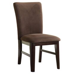 Montclaire Parsons Upholstered Side Chair in Brown (Set of 2)