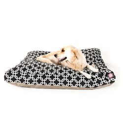 Links Rectangle Pet Bed in Black