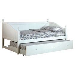 Savannah Trundle Daybed in White