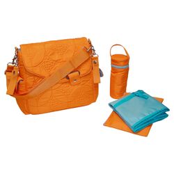 Morocco Diaper Bag in Orange
