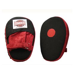 Canvas Focus Mitts in Red (Set of 2)