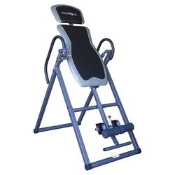 Deluxe Oversized Inversion Table in Silver & Black