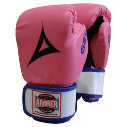 Gel Aerobic Boxing Gloves in Pink (Set of 2)