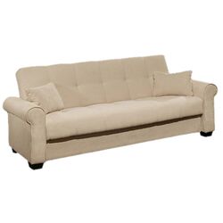 Henley Convertible Sleeper Sofa in Brown